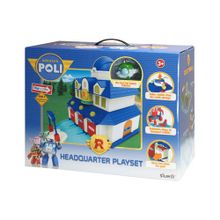 Robocar POLI Штаб-квартира (металлическая фигурка Хэли в комплекте) 60х80 см 83156