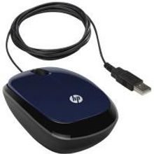 HP X1200 Sparkling (H6F00AA) мышь проводная оптическая, голубая, USB