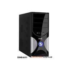 Корпус Super Power Q3340-A11 Black-Silver 450W USB Audio Fan