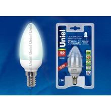 Лампа LED-C37-2W СW E14 180 Lm