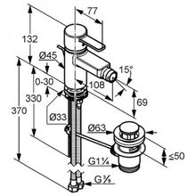 Kludi Zenta 385300575 хром для биде