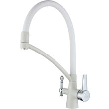 Смеситель Paulmark Holstein Ho213165-331 для кухни с изливом для фильтра белый