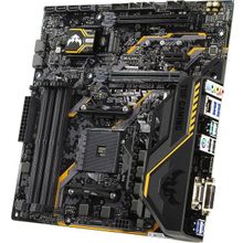 Мат. плата ASUS TUF B350M-PLUS GAMING (RTL) AM4    B350    PCI-E Dsub+DVI+HDMI GbLAN SATA RAID MicroATX 4DDR4