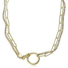 Многослойное колье под золото (арт. 83414-21)