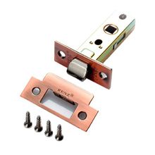 Защелка дверная межкомнатная RENZ INL 5-45 АС медь ант.