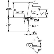 Смеситель Grohe Concetto для раковины, 23451001