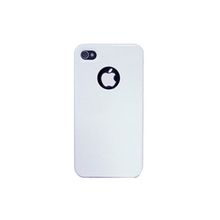Пластиковый чехол для iPhone 4 4S iCover Rubber, цвет white (IP4-RF-W)