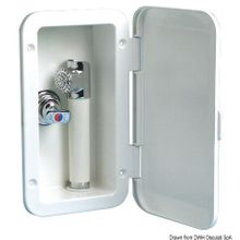 Osculati Shower box with mixer PVC hose 4 m Wall mounting, 15.239.02