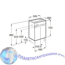 Тумба под умывальник Roca Debba 50 венге ZRU9302709