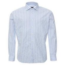 Сорочка мужская Pierre Cardin CL515TD 1715, цвет белый голубой, 43