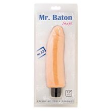 ToyFa Телесный вибратор-реалистий Mr.Baton Soft №13 - 19 см.