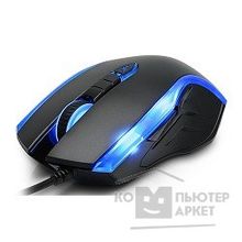 Delux "M556 BU " Black Blue USB, Мышь игровая, проводная 800 1200 1600 2400 DPI