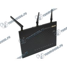 Модем DSL ASUS "DSL-AC68U" Annex A B I J L M VDSL2 ADSL2 2+ + маршрутизатор 4 порта 1Гбит сек. + точка доступа WiFi 1.3Гбит сек. (LAN, WiFi) (ret) [133693]