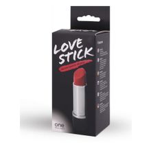 Мини-вибратор в форме губной помады Love Stick Vibe черный с красным