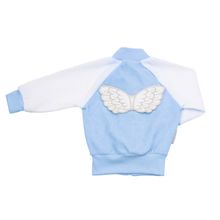 Lucky Child на молнии бело-голубая Ангелочки