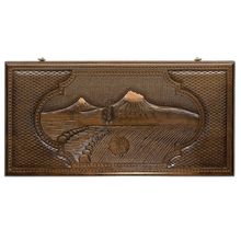 Нарды резные "Корабль-2" с ручкой 60