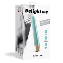 Мятный мини-вибромассажер Delight Me - 12 см. (238263)