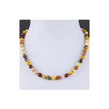 Бусики-Колечки Бусы Яшма "Классика 8" арт. НЯШ-1(8)-48-10