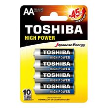 Батарейка AA Toshiba LR6 4BL Alkaline, 4 шт, блистер