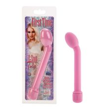 California Exotic Novelties Нежно-розовый вибромассажёр G-точки с утолщенной головкой G-SPOT TULIP - 17 см. (нежно-розовый)