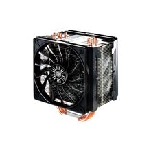 CPU Fan Hyper 412 Slim(RR-H412-16PK-R1)для Intel® LGA 2011 1366 1156 1155 775 и AMD FM1 AM3+ AM3 AM2+ AM2,TDP 250 Вт,технология CDC,два тонкопрофильных вент.,4 пин,PWM,500-1600 об м при 8-30 dBA p n: RR-H412-16PK-R1