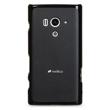 Силиконовый чехол Melkco для Sony Acro S (Black Mat)