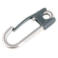 Allen Brothers Карабин-крючок из нержавеющей стали c нейлоновым фиксатором Allen Brothers Wire Hook & Clip A4369 60 мм