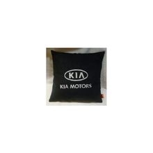  Подушка Kia motors черная вышивка белая