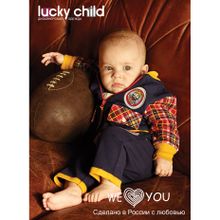 Lucky child Кофточка на молнии без капюшона (футер) "Мужички" 27-18ф