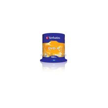 Диск Cake-100 шт (bulk) DVD-R Verbatim 4.7 Gb 16x (43549)