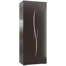 Мэри-Мебель Шкаф 2-х дверный Альбина цвет дуб венге дуб молочный ID - 292258