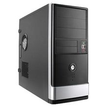 Корпус   Miditower INWIN EAR002   Black-Silver   ATX 450W (24+2x4+6пин)   6100785 	6013395