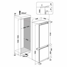 Встраиваемый холодильник Hotpoint B 20 A1 DV E HA 1