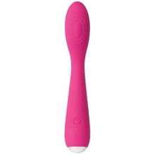 Ярко-розовый G-стимулятор IRIS Clitoral   G-spot Vibrator - 18 см.