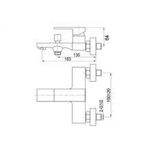 Raiber Смеситель для ванны Zuks R1602