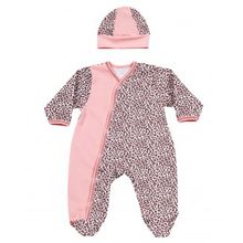 Kiddy bird комбинезон и шапочка с принтом Лео