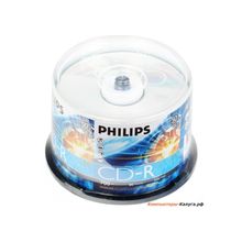Диски CD-R 80min 700Mb Philips 52x  (50шт) Cake