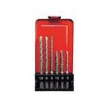 Matrix Набор буров по бетону, 6-8-10х110, 6-8-10х160 мм, 6 шт., в метал. коробке, SDS PLUS 71096