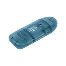 внешний картридер MobileData CS-01, SD, MMC, SDHC, синий