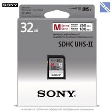 Карта памяти Sony 32GB SF-M Series UHS-II SDXC 260МБ с (U3, Class 10)  SF-M32 T