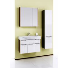 Aqwella Пенал для ванной Плазма 30 венге магия