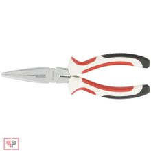 Matrix Длинногубцы прямые WHite Nickel, 180 мм, никелированные, трехкомпонентные рукоятки Matrix