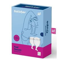 Satisfyer Набор прозрачных менструальных чаш Feel secure Menstrual Cup