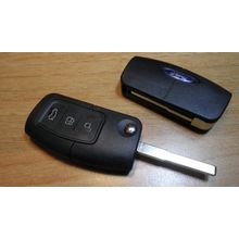 Корпус складного ключа для Форд, 3 кнопки, HU101 (kf002)