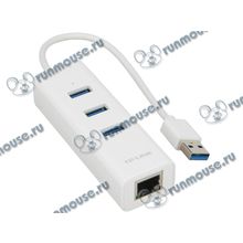 Сет.адаптер Ethernet 1Гбит сек. TP-Link "UE330" (USB3.0) с разветвителем USB (ret) [138637]