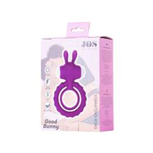 Фиолетовое эрекционное кольцо на пенис JOS  GOOD BUNNY