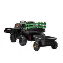 Детский электромобиль Bettyma квадроцикл с прицепом 2WD 12V - BDM0926-GREEN