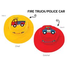 Luvali Панама Flapjackkids Пожарные Полиция (Fire Truck Police Car LUV0117S) S (0,5-2). Арт. 48100 48100