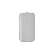 Кожаный чехол для HTC Sensation XL Clever Case Leather Shell, цвет белый