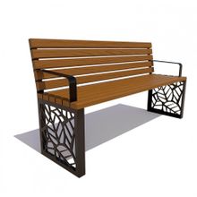 Садово-парковая скамейка «СЕВАСТОПОЛЬ» (1,5м)